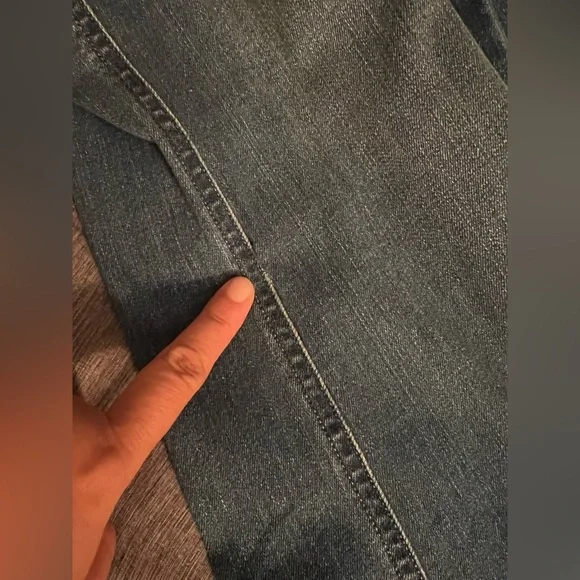 Spanx Kick Flare Jeans Vintage Indigo Pull On Women’s Size 2X Tall - Picture 12 of 13